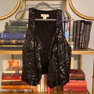 Sequin vest